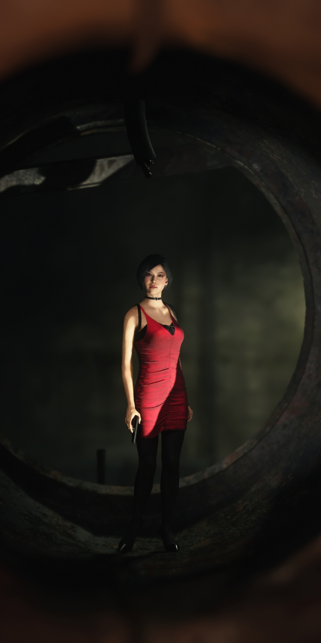 Resident Evil 2, video game, girl with the gun, the spy, 2019, 1080x2160 wallpaper