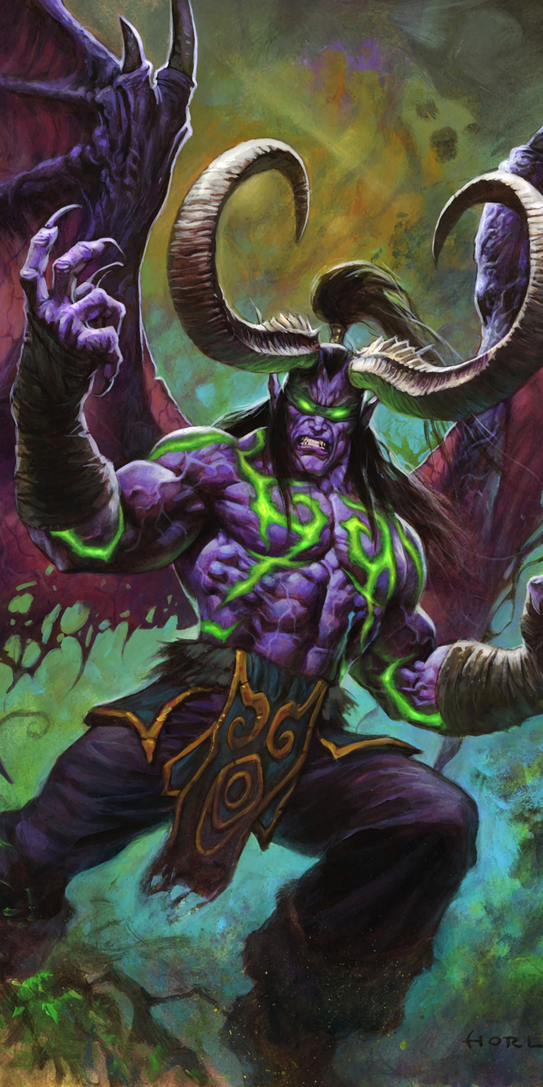 Monster, world of Warcraft, online game, 1080x2160 wallpaper