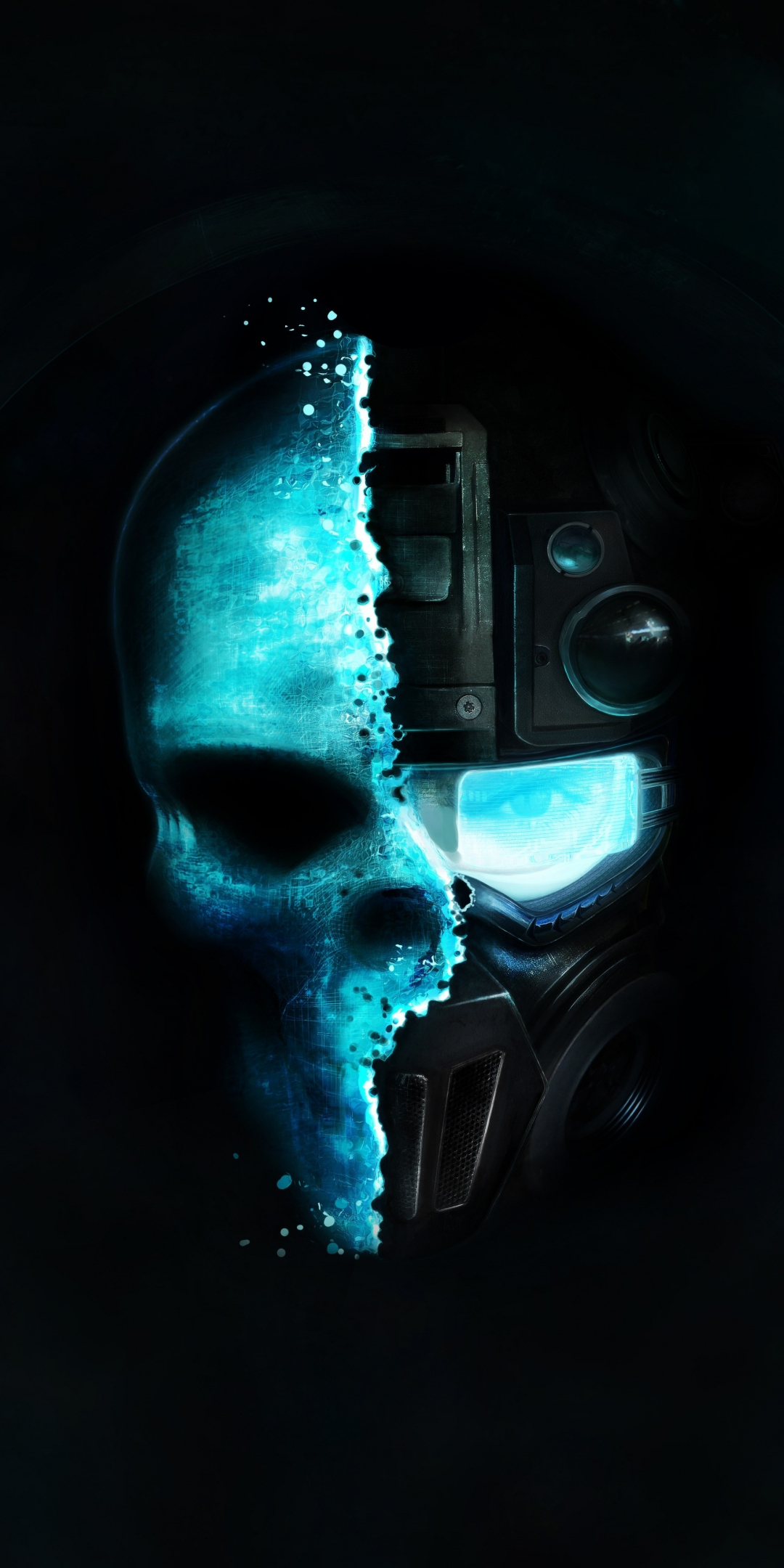 Tom Clancy's Ghost Recon, video game, future soldier, dark, 1080x2160 wallpaper