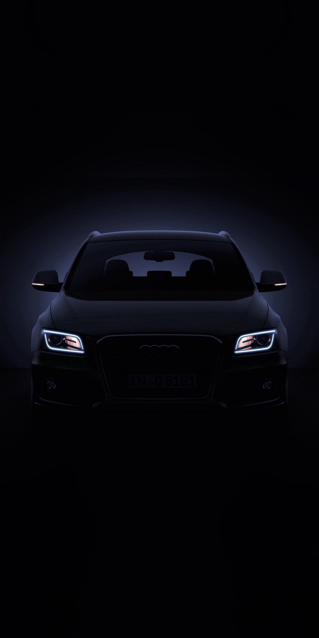 Audi Q5, headlights, portrait, 1080x2160 wallpaper