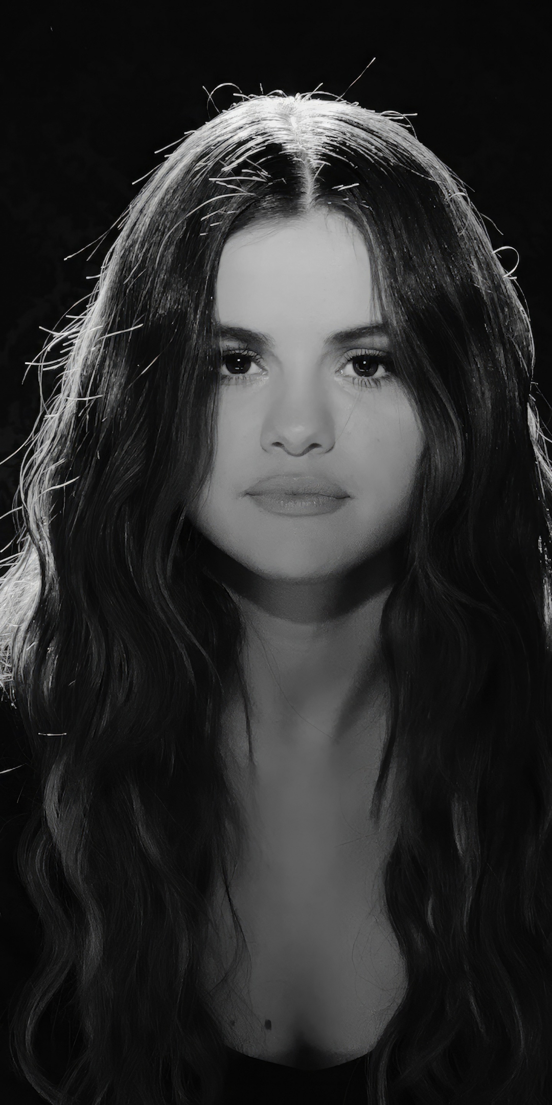 Selena Gomez, Lose you to love me do, BW, actress, 1080x2160 wallpaper