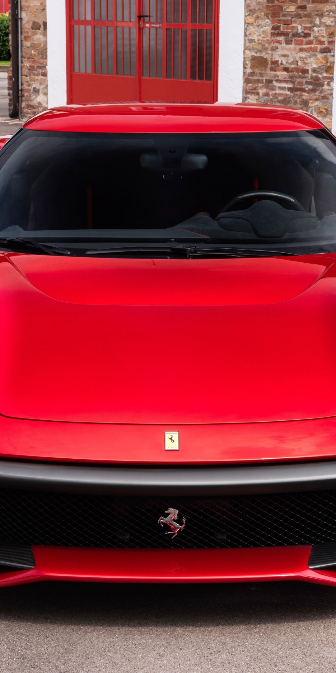 Ferrari SP38, front, special projects, 2018, 1080x2160 wallpaper