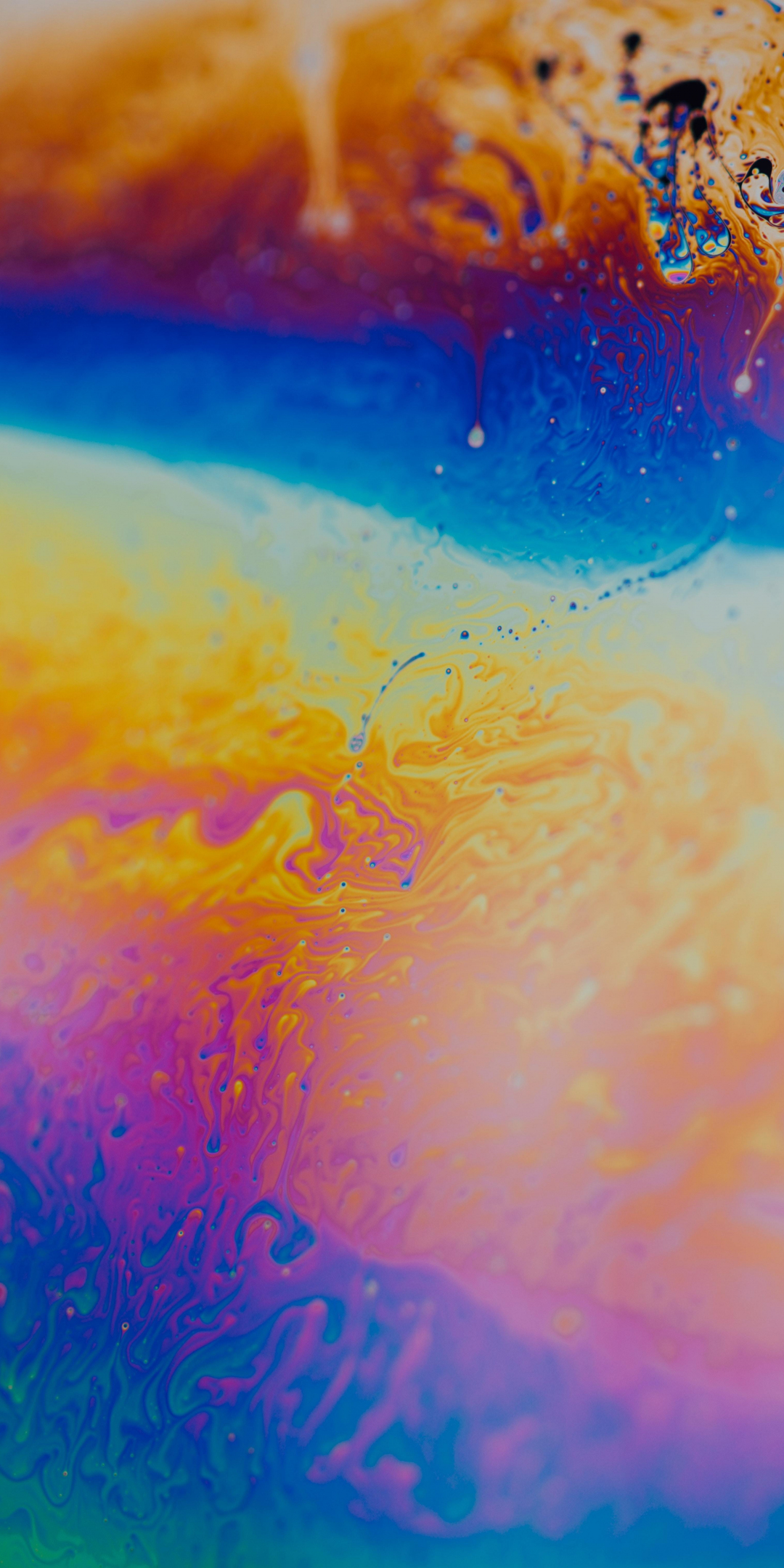 Bubble, texture, multi-colored, 1080x2160 wallpaper