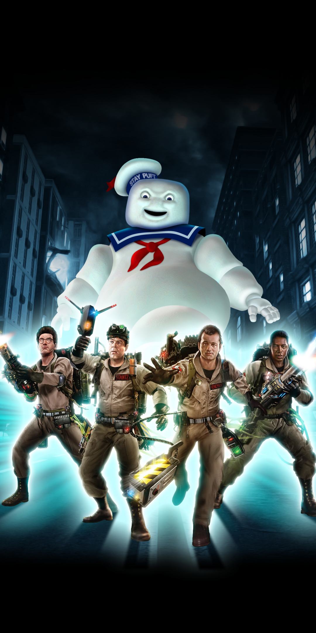 Ghostbusters, movie poster, classic movie, 1080x2160 wallpaper