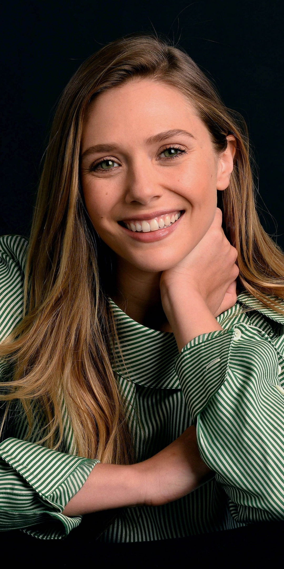 Elizabeth Olsen, beautiful smile, actress, 1080x2160 wallpaper