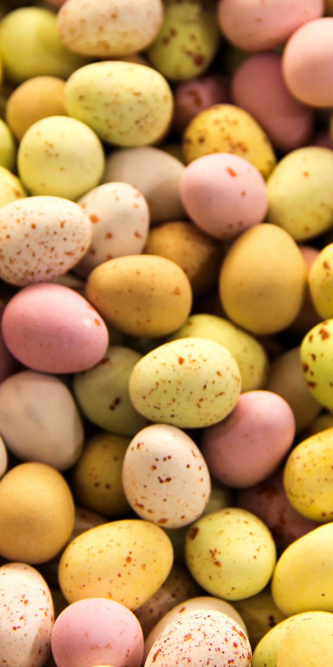 Easter eggs, colorful, chocolate, 1080x2160 wallpaper
