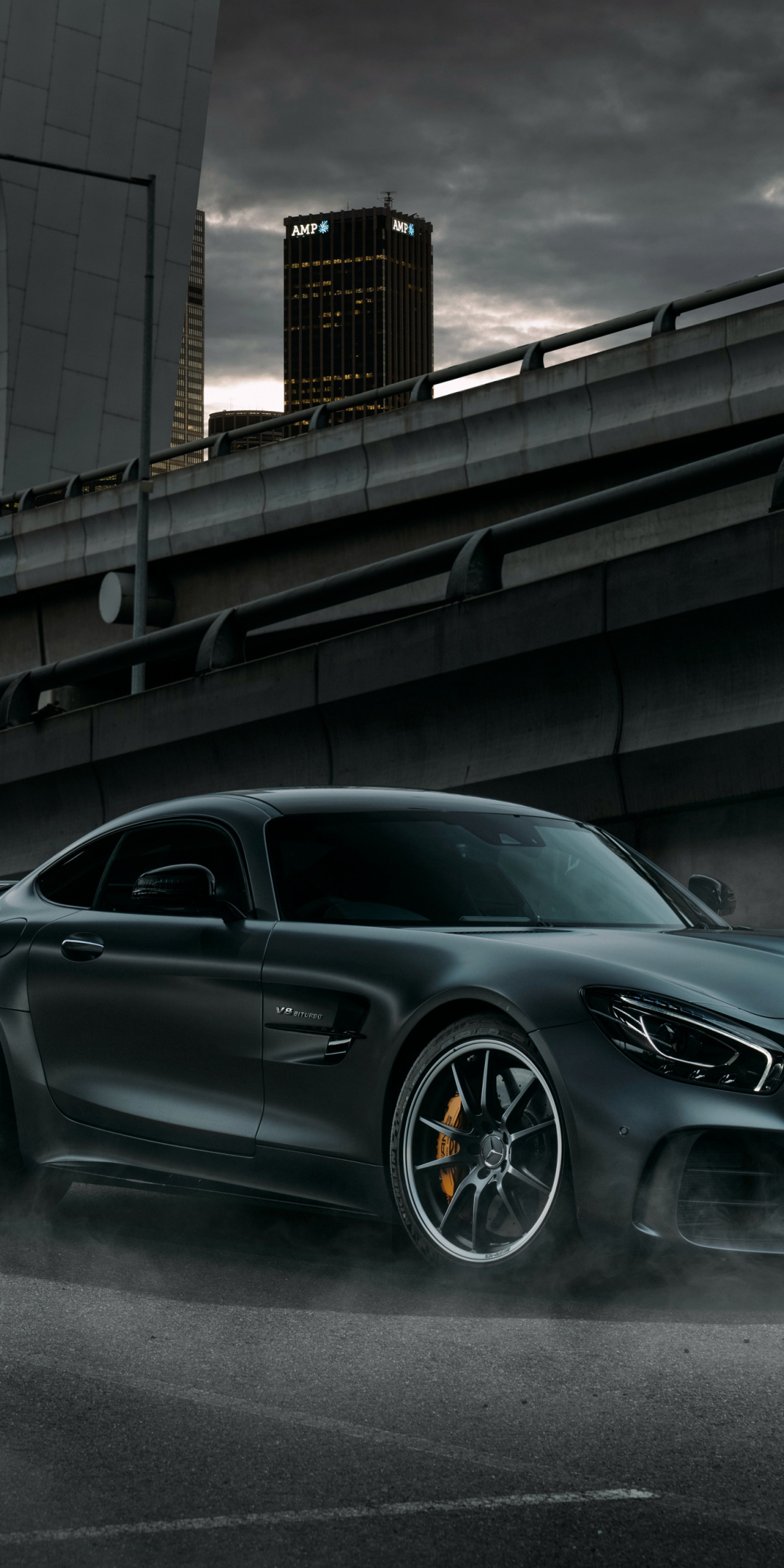 Mercedes-AMG GT, luxury car, 1080x2160 wallpaper