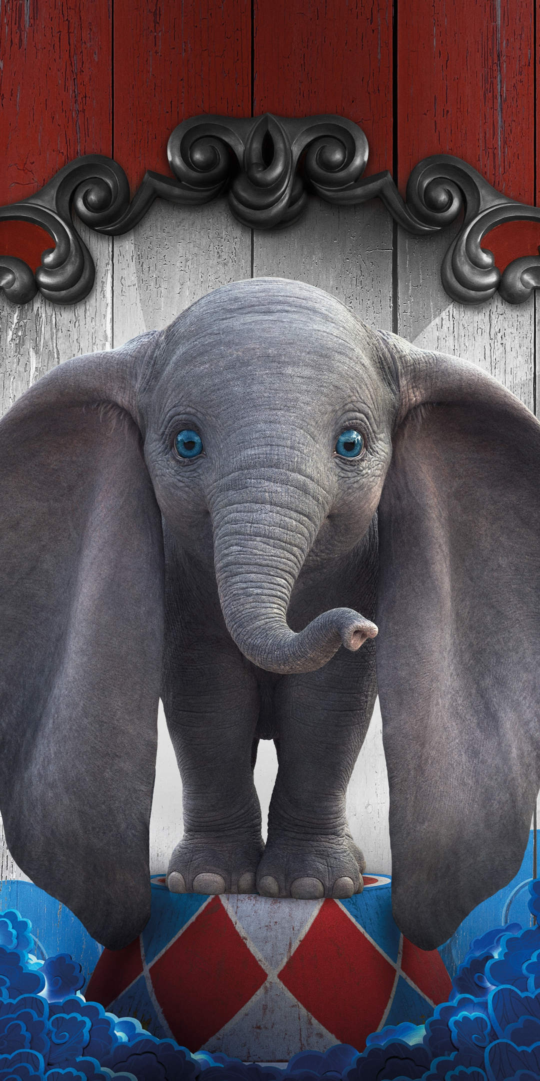 Dumbo, cute, baby elephant, 2019 movie, 1080x2160 wallpaper