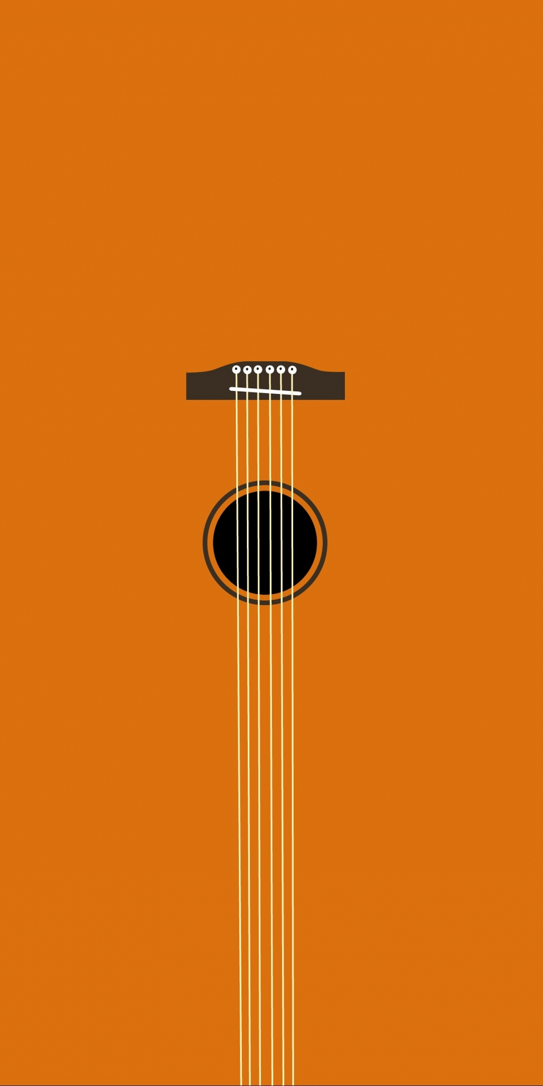 Minimal, music, guitar, art, 1080x2160 wallpaper