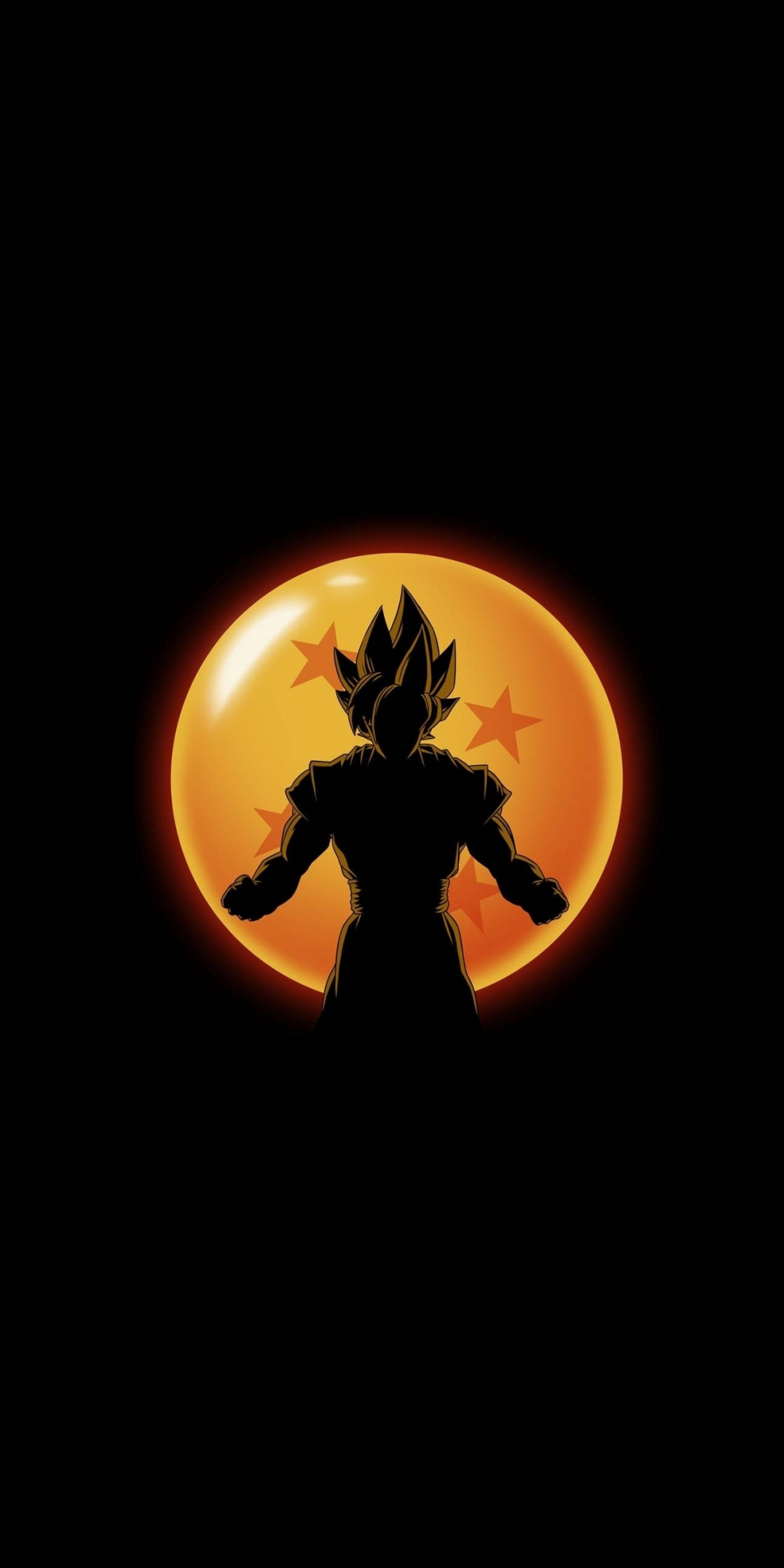 Goku, anime, dark, 1080x2160 wallpaper