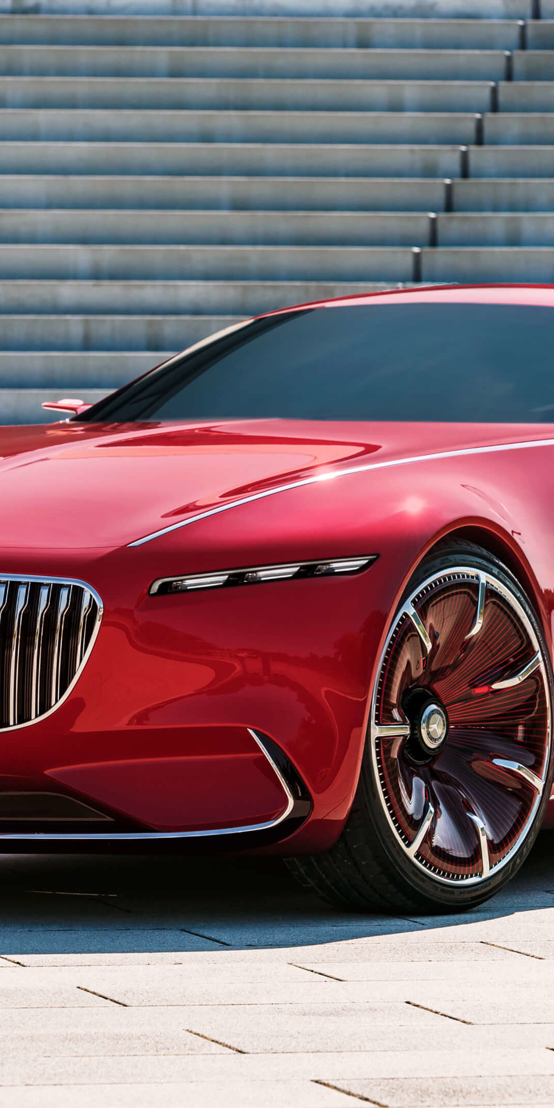 Vision Mercedes-Maybach Ultimate Luxury, luxury car, 1080x2160 wallpaper