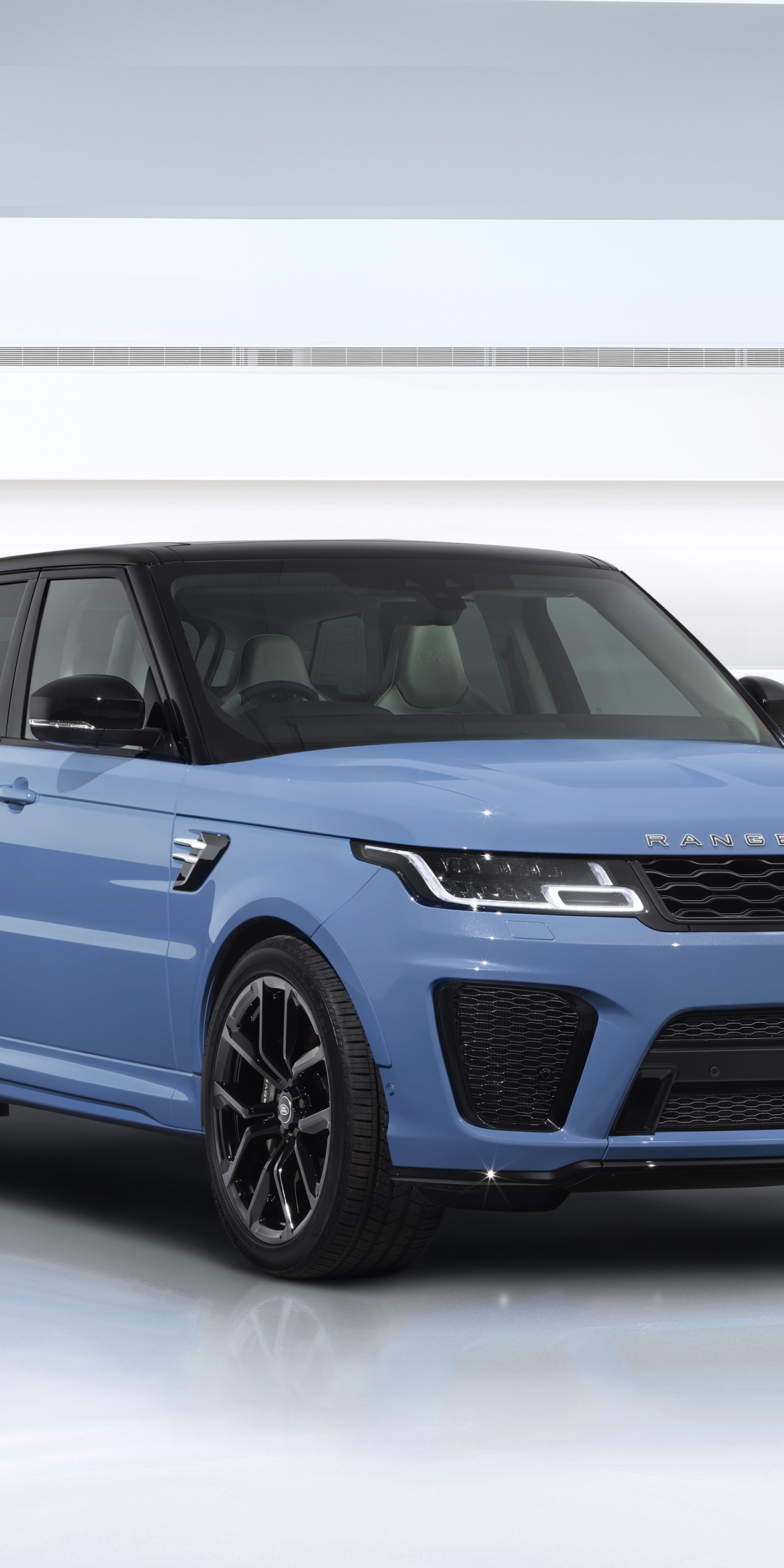 Range Rover Sport SVR, ultimate edition, blue, 1080x2160 wallpaper