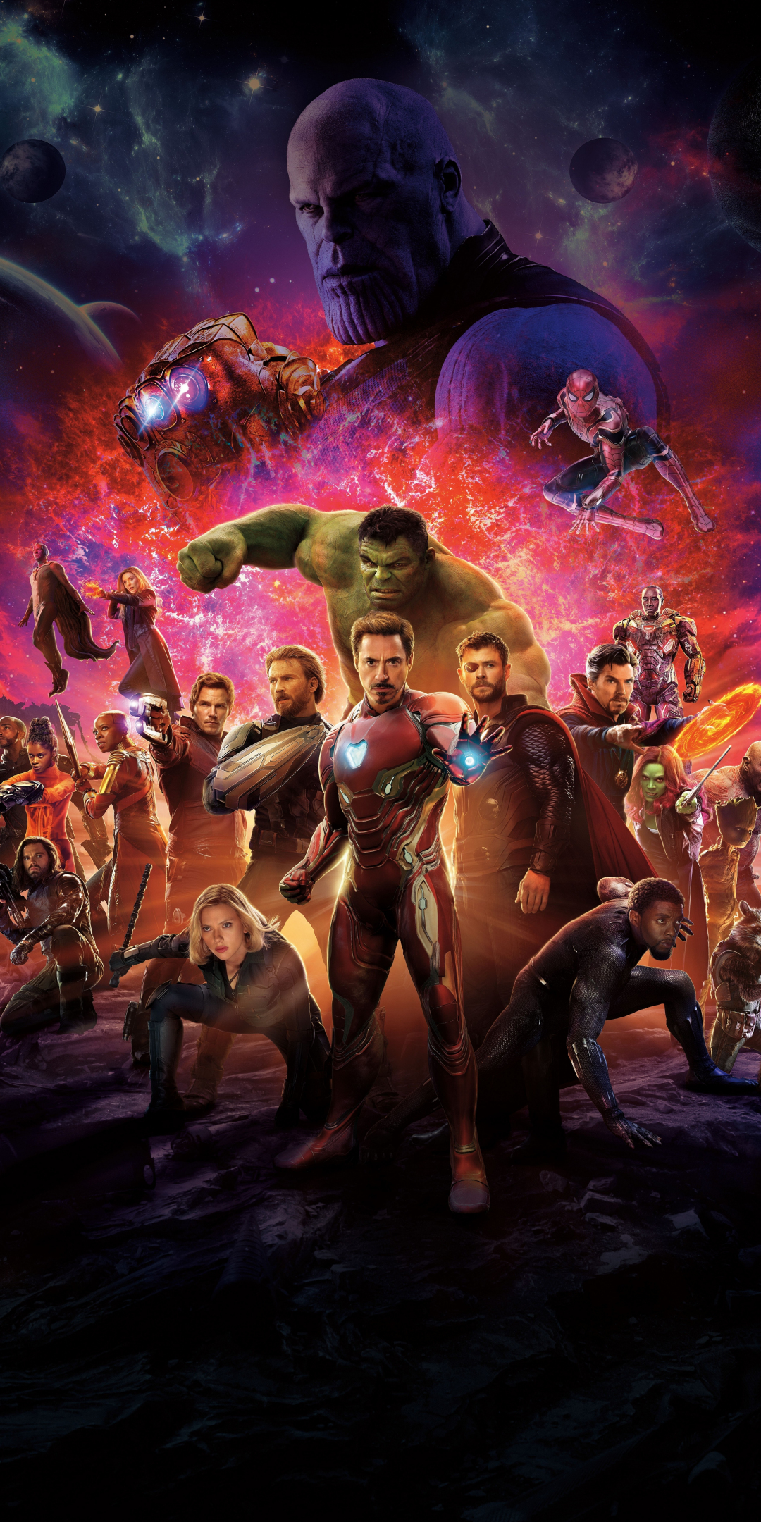 Avengers: infinity war, movie, poster, international, 1080x2160 wallpaper