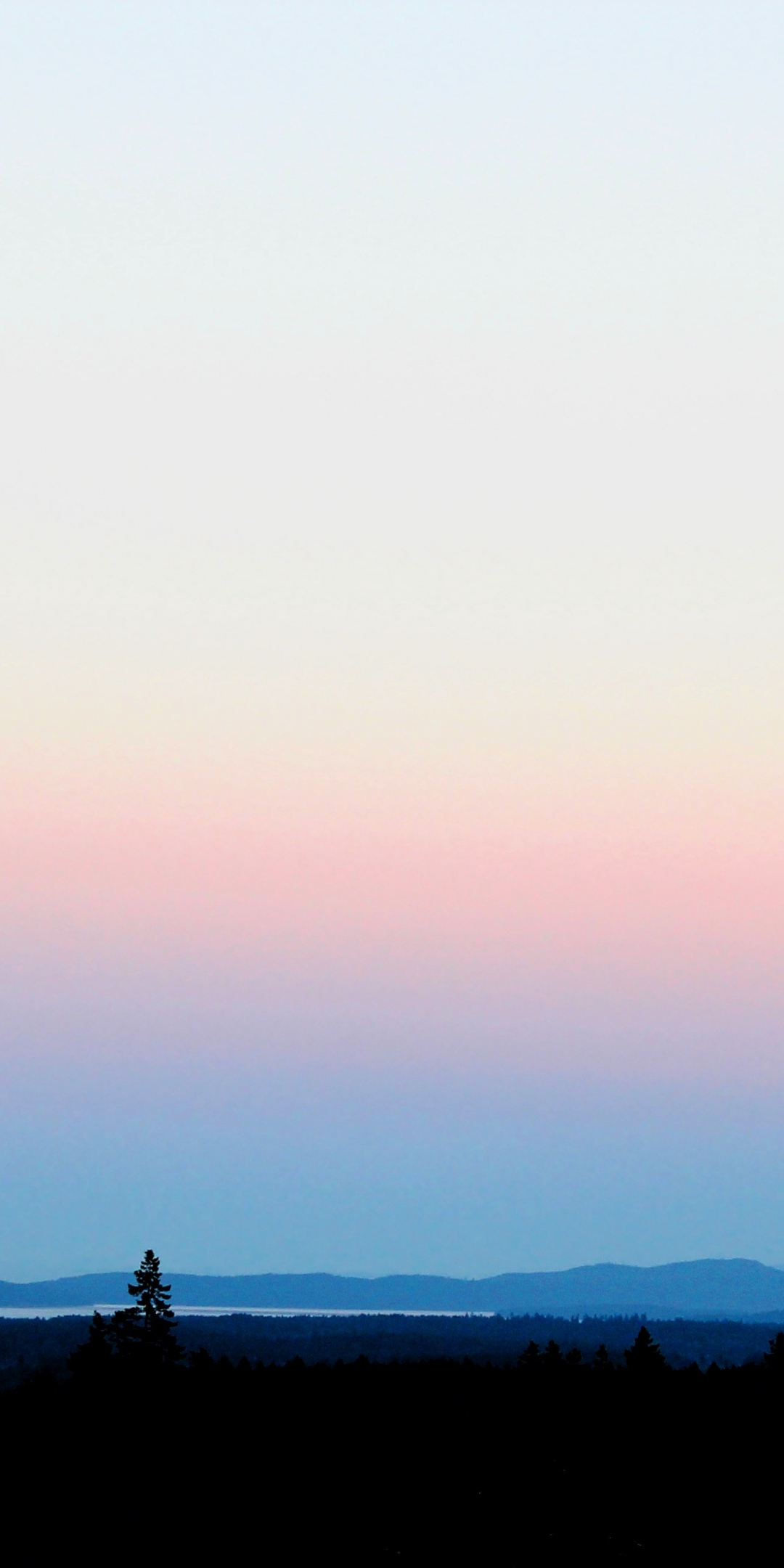 Sunset, horizon, clean sky, nature, 1080x2160 wallpaper