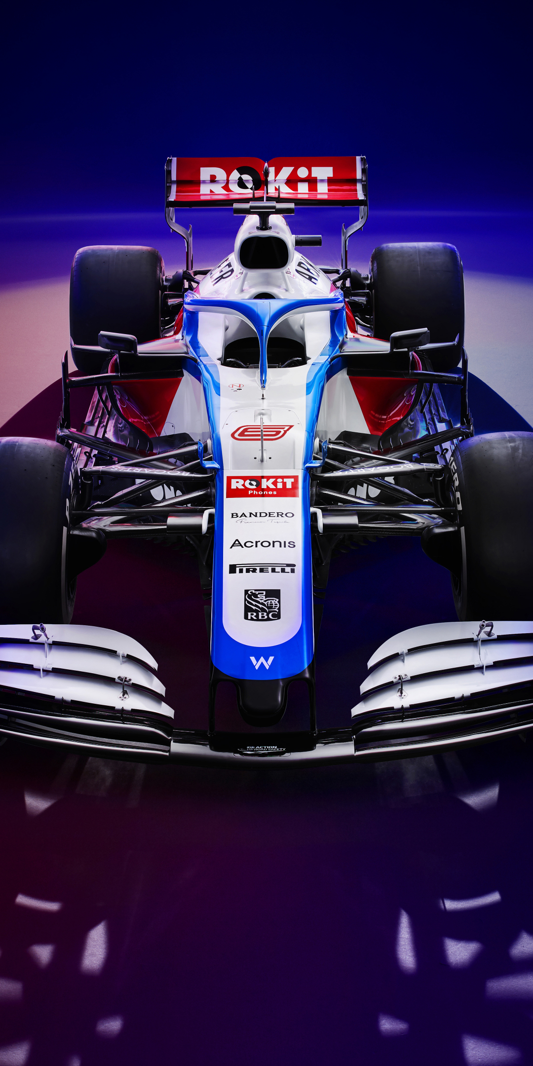 Williams FW43, 2020, F1 car, 1080x2160 wallpaper