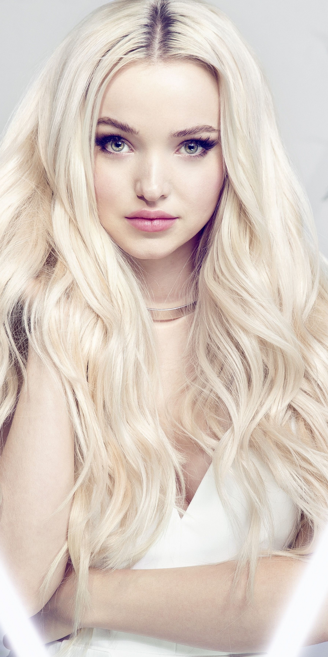 Beautiful and blonde, actress, Dove Cameron, 1080x2160 wallpaper