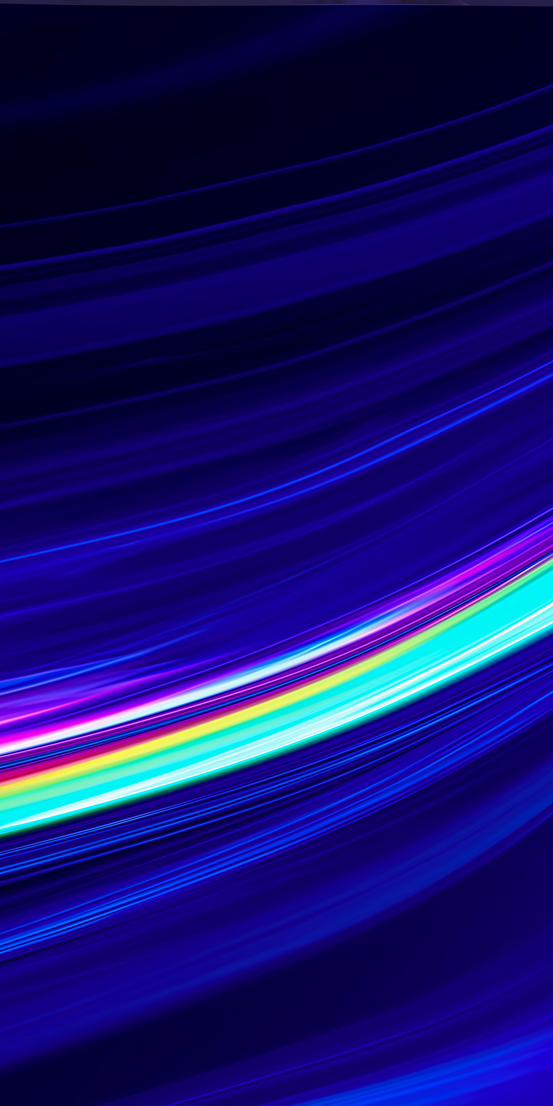 Abstract, blue texture, colorful glow, LED, art, 1080x2160 wallpaper