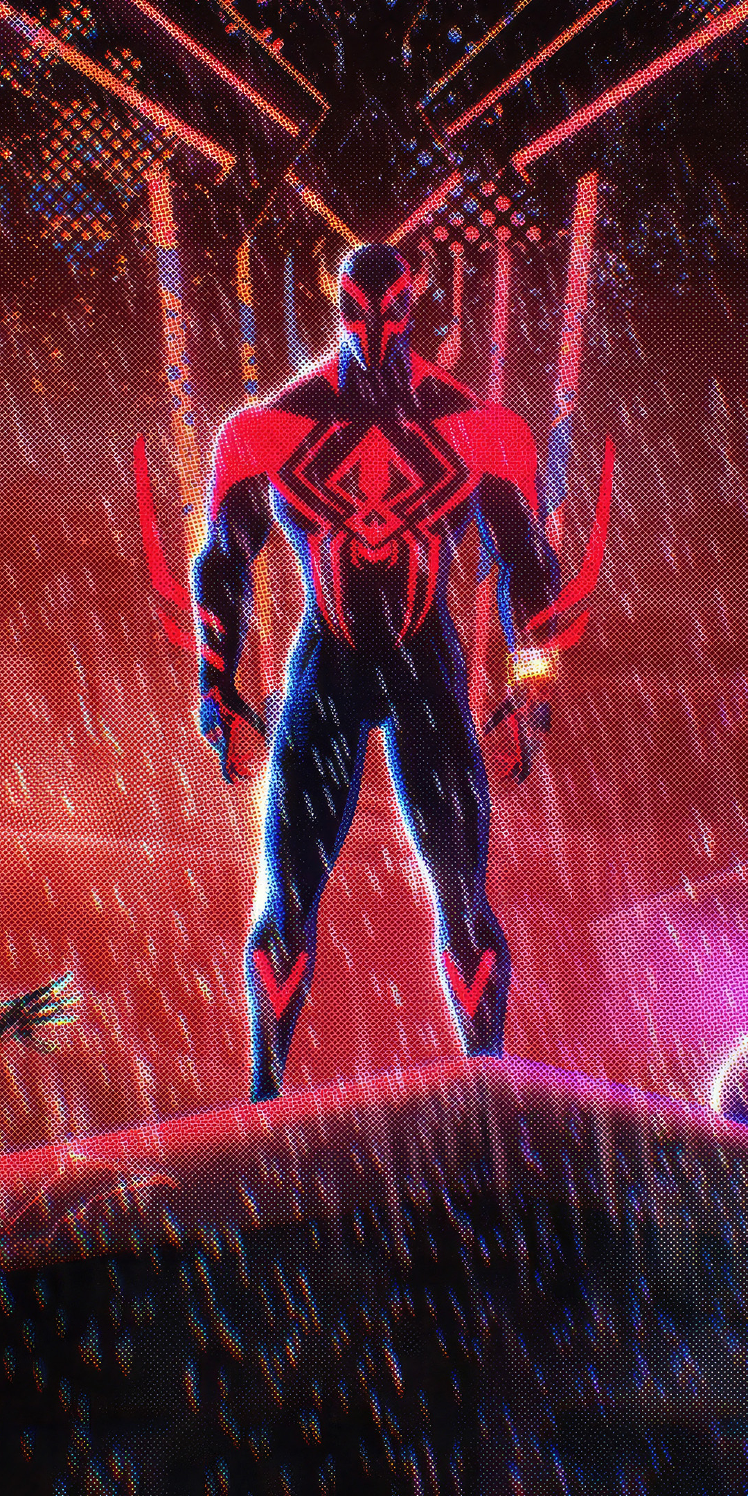Spider-man 2099, scarlet spider, and spider-man, art, 1080x2160 wallpaper