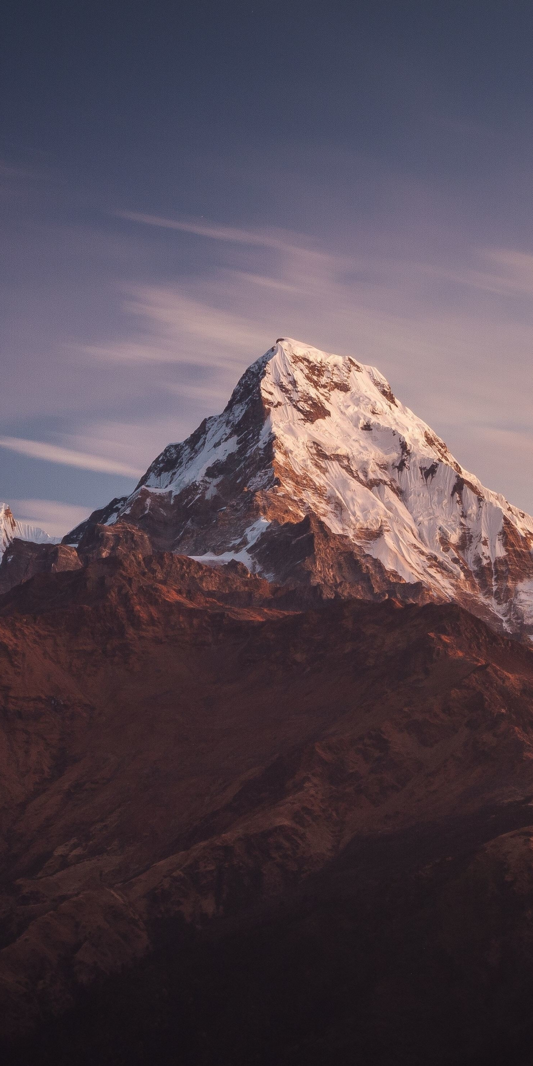 Nepal, mountains, adorable peaks, 1080x2160 wallpaper