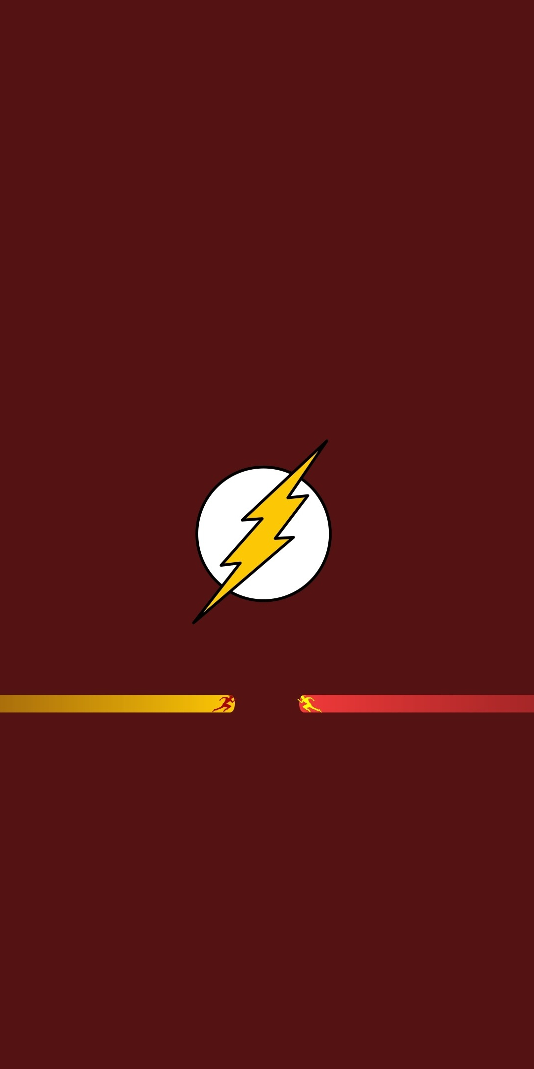 Minimal, flash, superhero, the speedster, 1080x2160 wallpaper