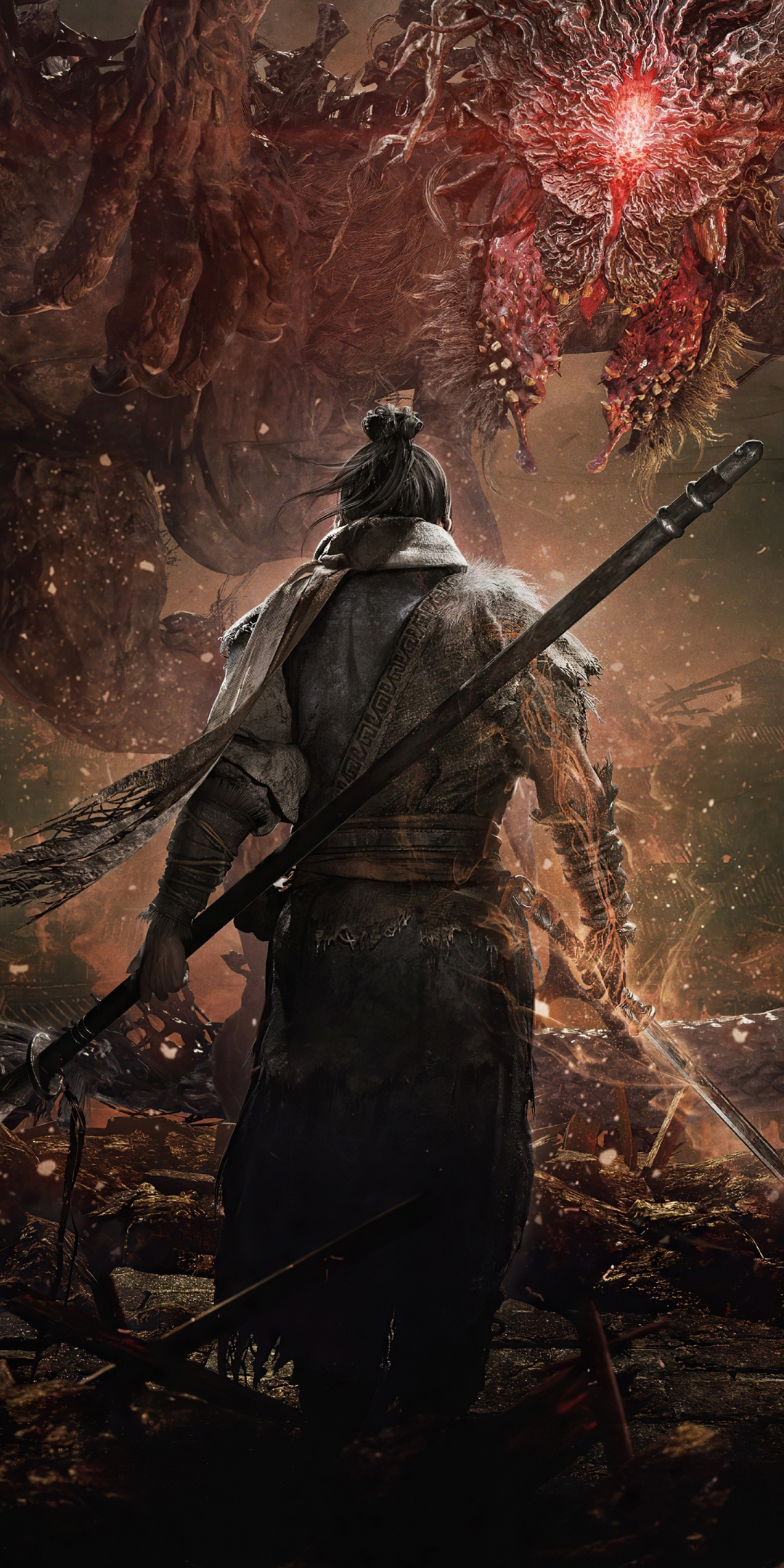 Wo Long: Fallen Dynasty, video game, warrior, 1080x2160 wallpaper