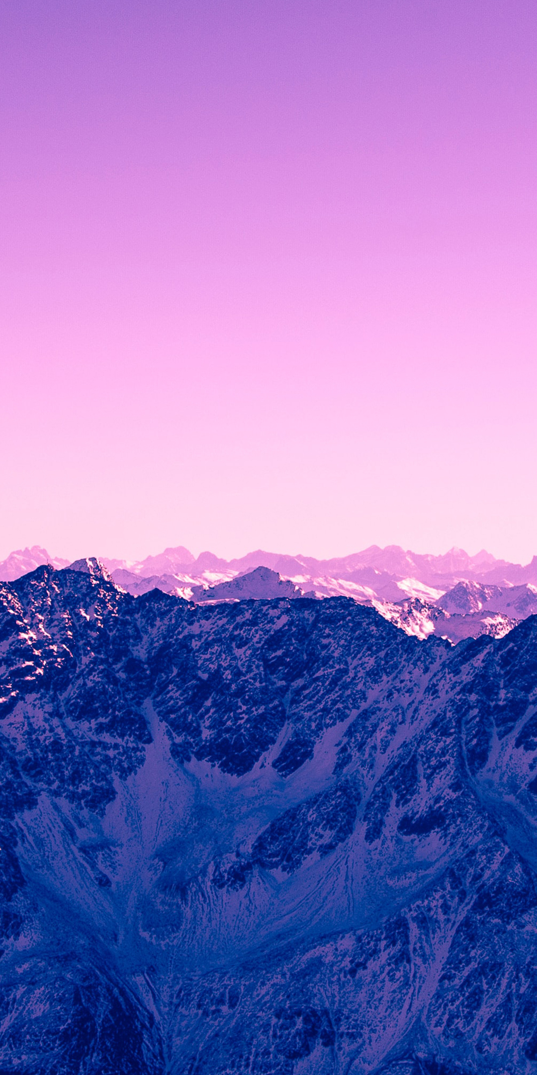 Pink sky, mountains, exotic, horizon, 1080x2160 wallpaper