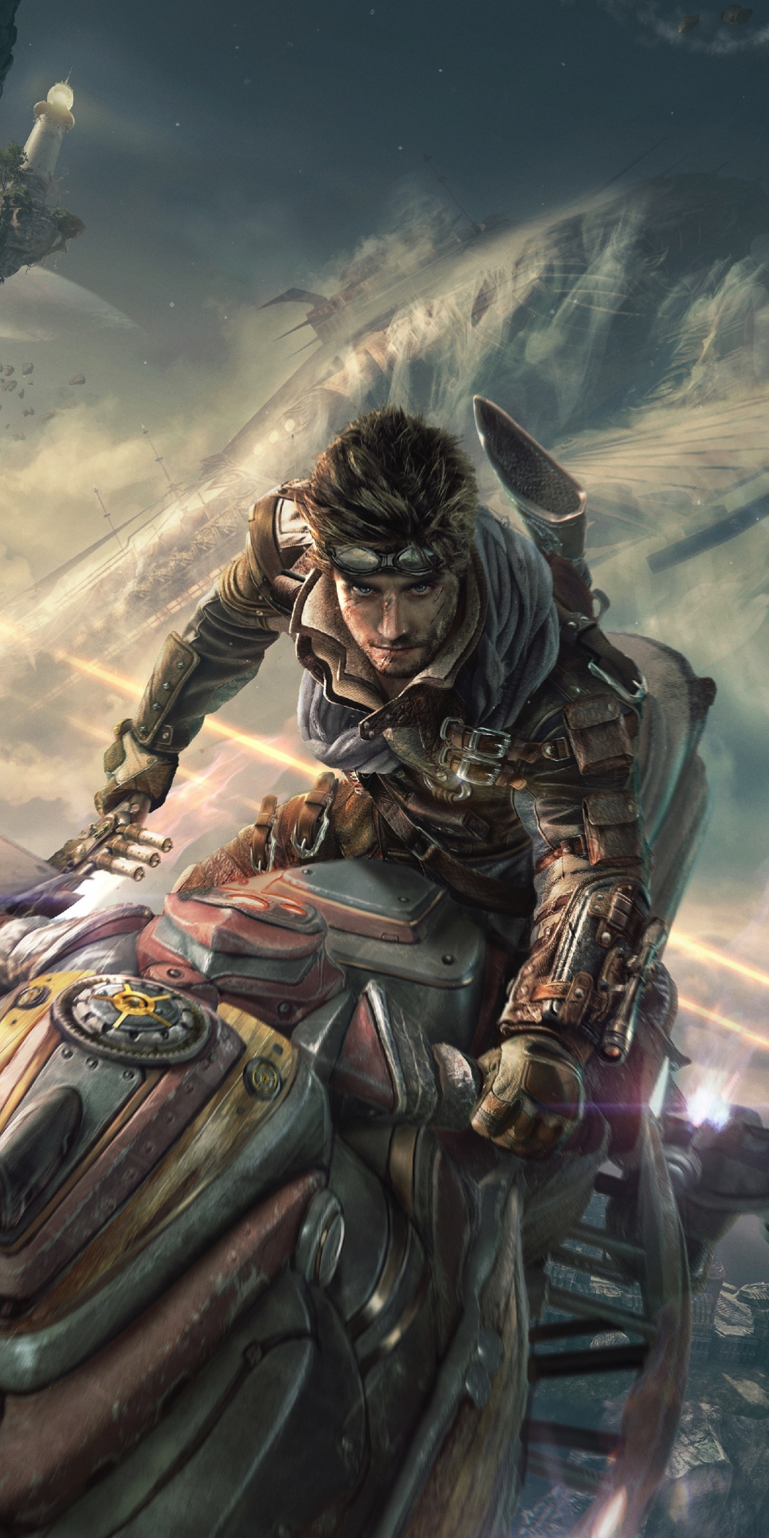 Ascent: Infinite Realm, video game, rider, 1080x2160 wallpaper