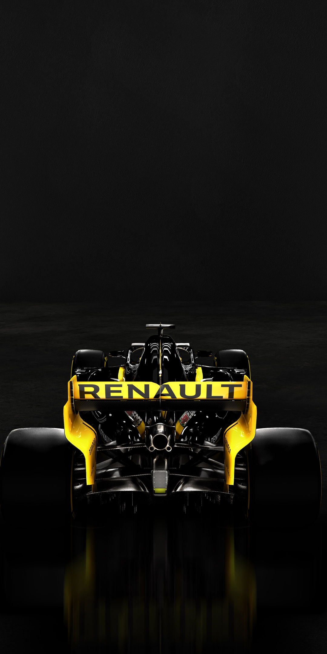Rear view, Renault R.S.19, Formula One, 2019, 1080x2160 wallpaper