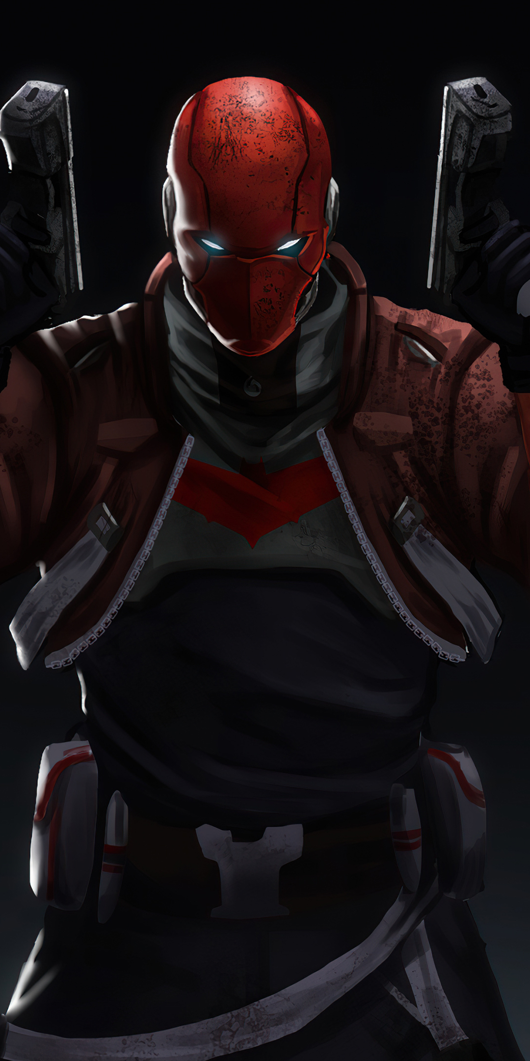 Red Hood, DC comic hero, 2022, fan artwork, 1080x2160 wallpaper