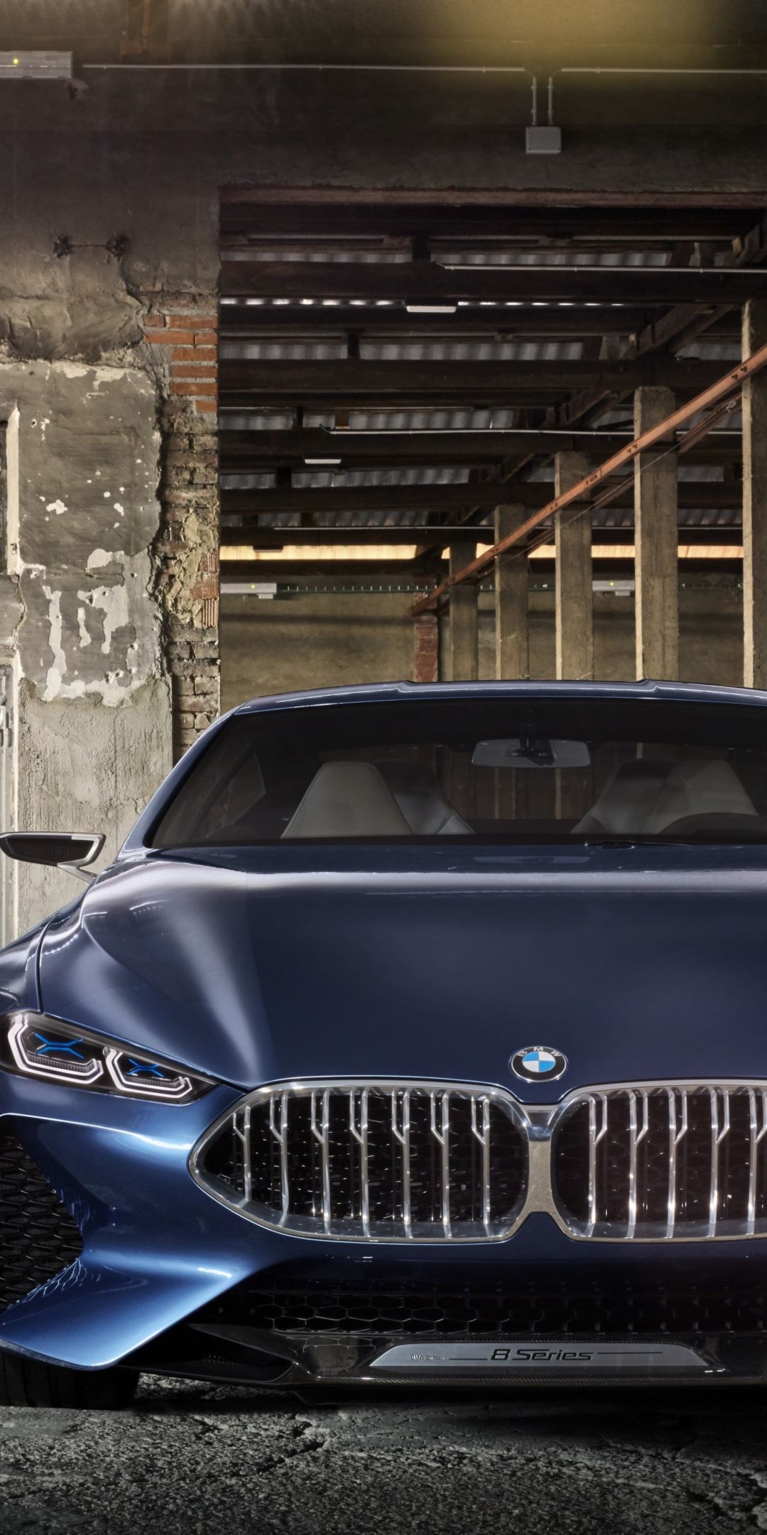 2018, Front view, Bmw concept 8 series, 1080x2160 wallpaper
