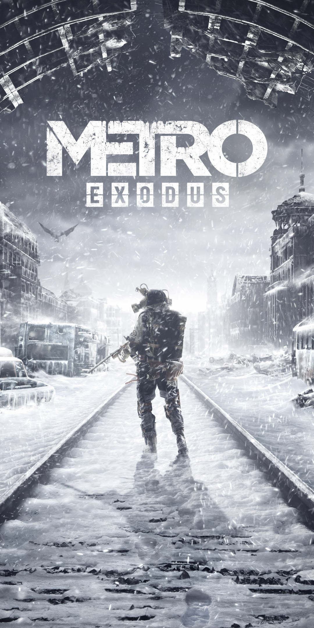 Metro: Exodus, winter, video game, soldier, 1080x2160 wallpaper