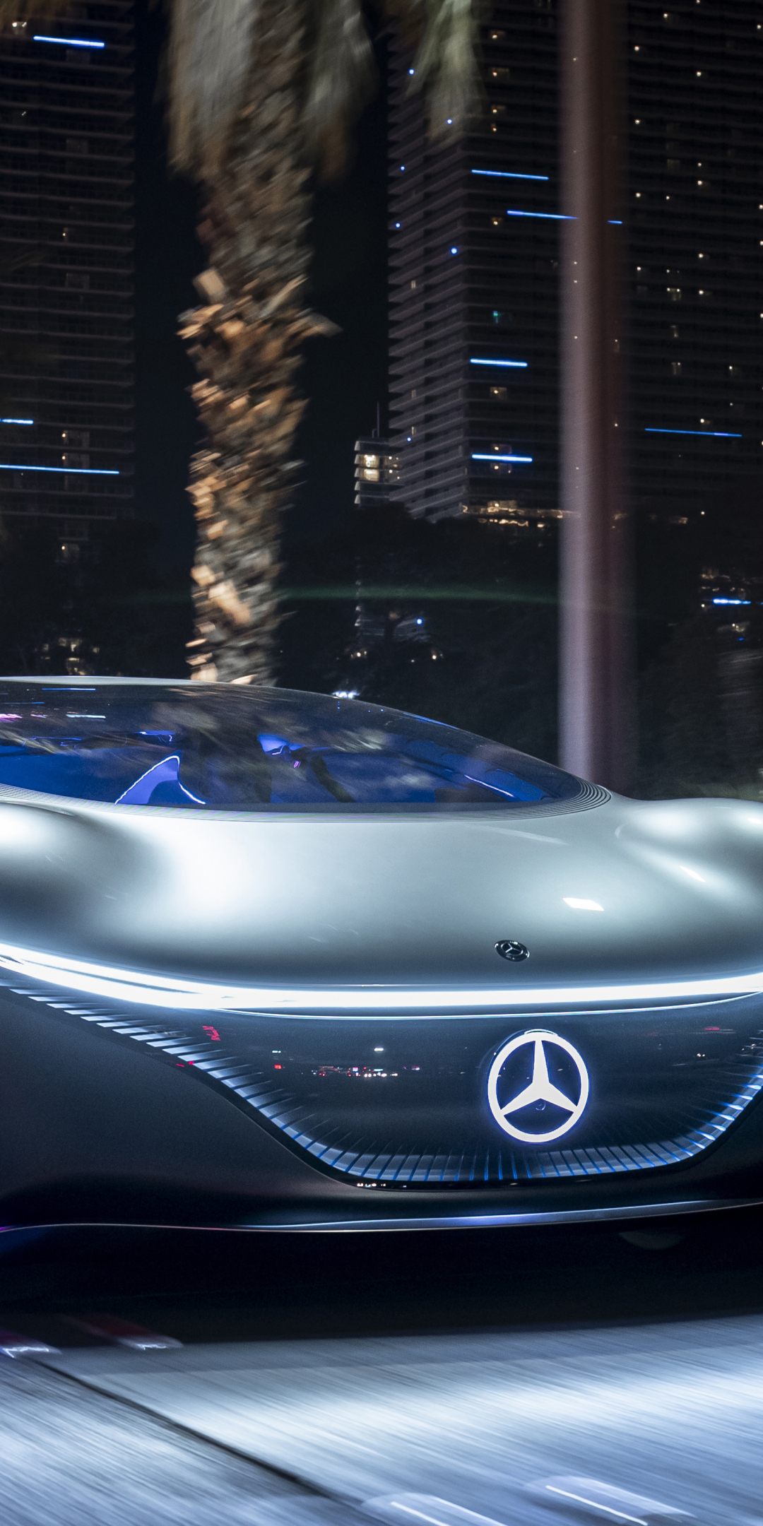 Concept car, Mercedes-Benz Vision AVTR, 2020, 1080x2160 wallpaper