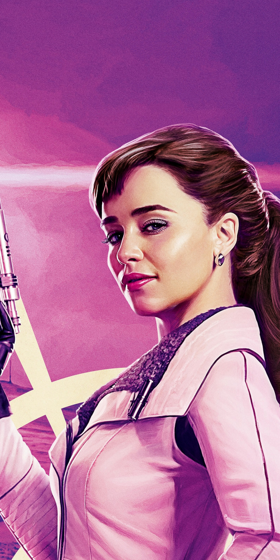 Solo: A Star Wars story, Emilia Clarke as Qira, movie, 2018, 1080x2160 wallpaper