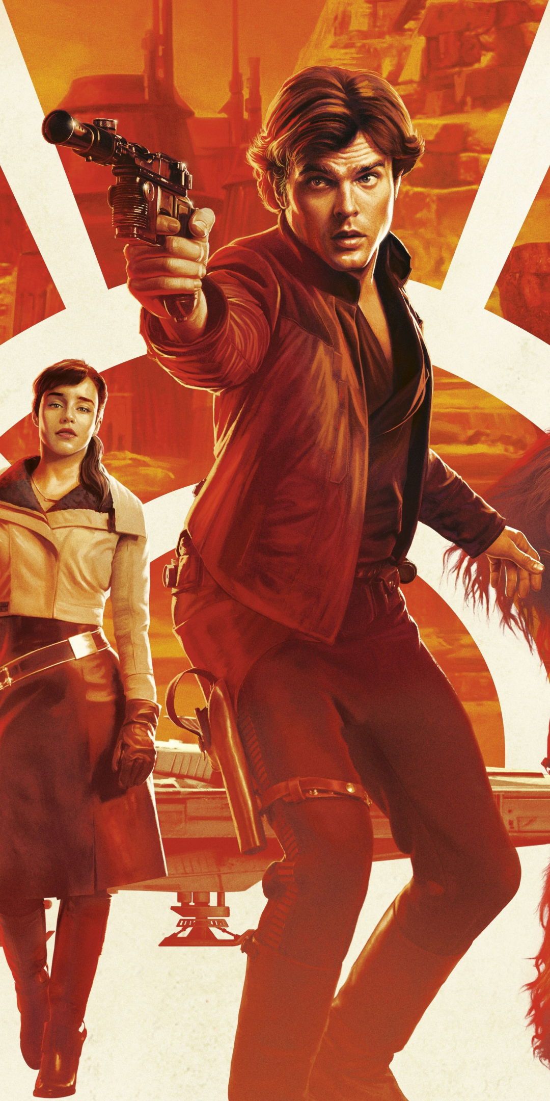 Solo: a star wars story, poster, cast, 2018, 1080x2160 wallpaper