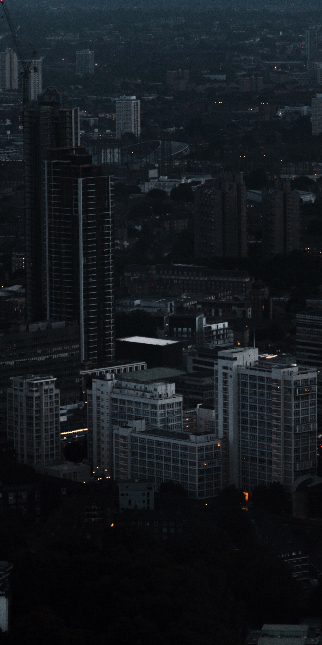 London, uk, night, city, buildings, skyscrapers, 1080x2160 wallpaper