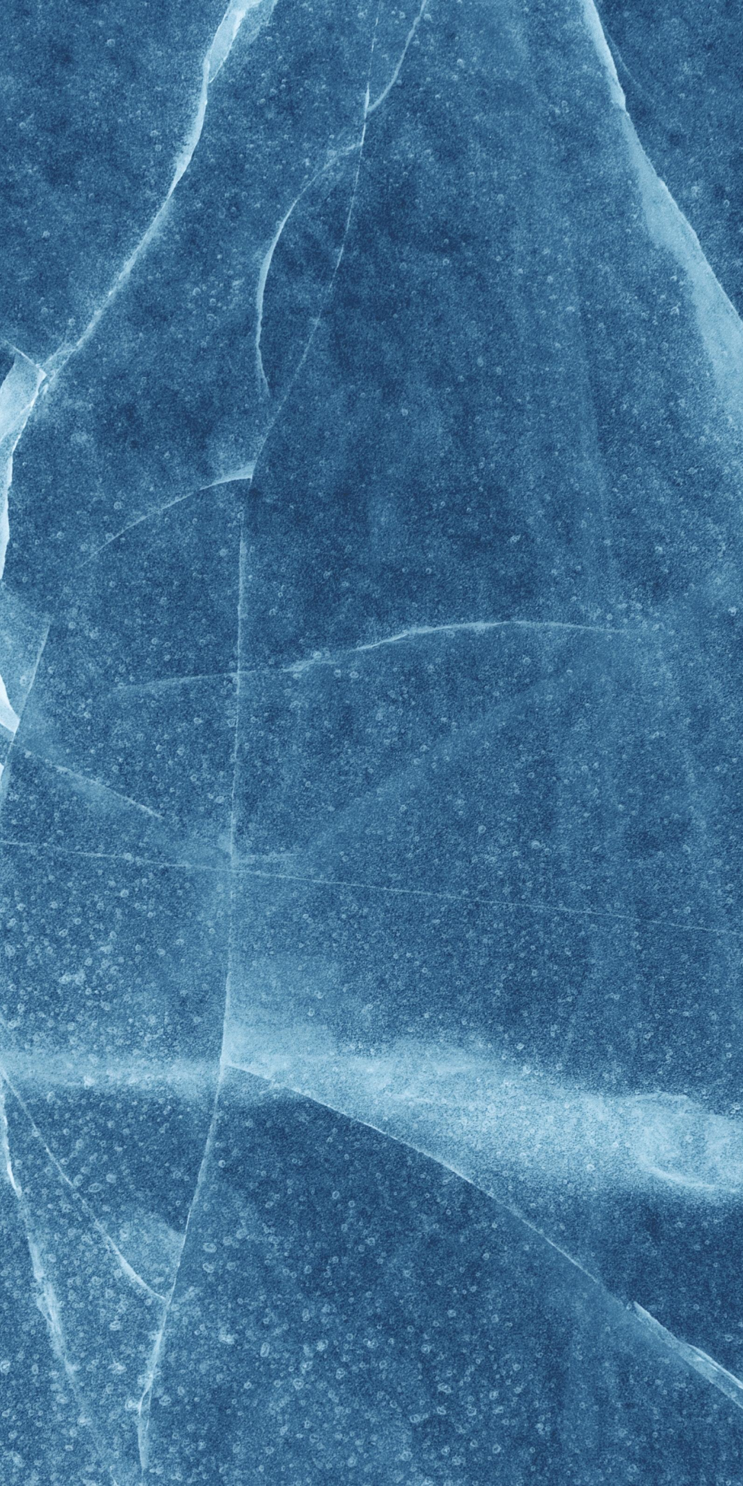 Winter, frozen surface, cracks, 1080x2160 wallpaper