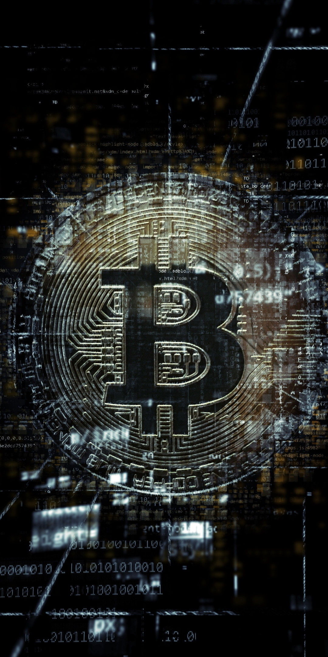 Bitcoin, cryptocurrency, currency, 1080x2160 wallpaper