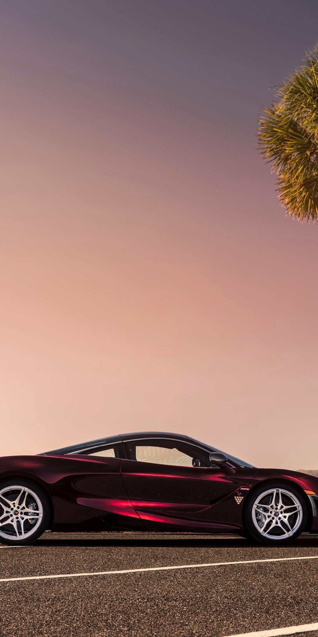 2018 car, Mclaren 720s (MSO) coupe, side view, 1080x2160 wallpaper