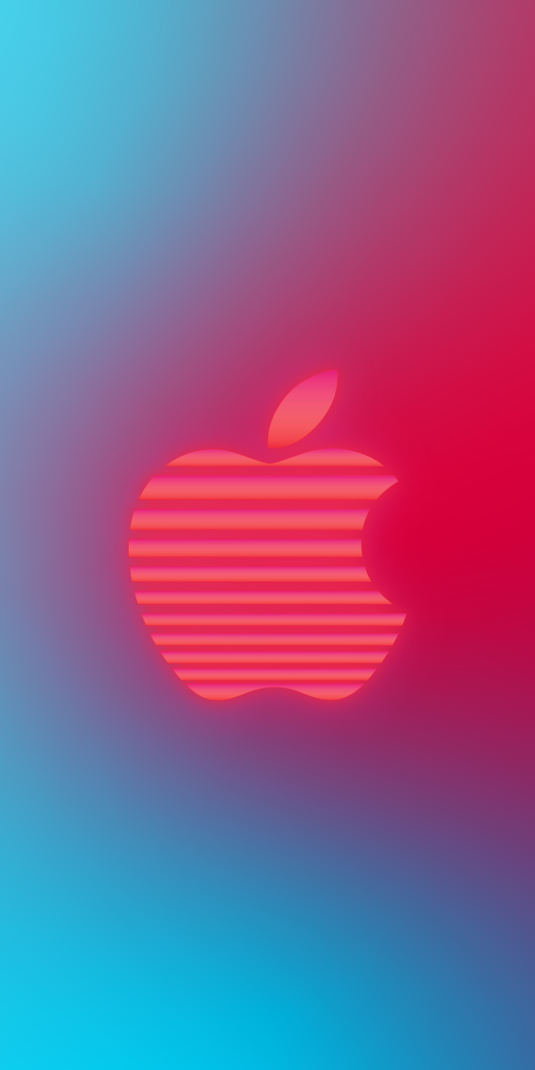 Mac Apple logo, abstract, minimal, 1080x2160 wallpaper