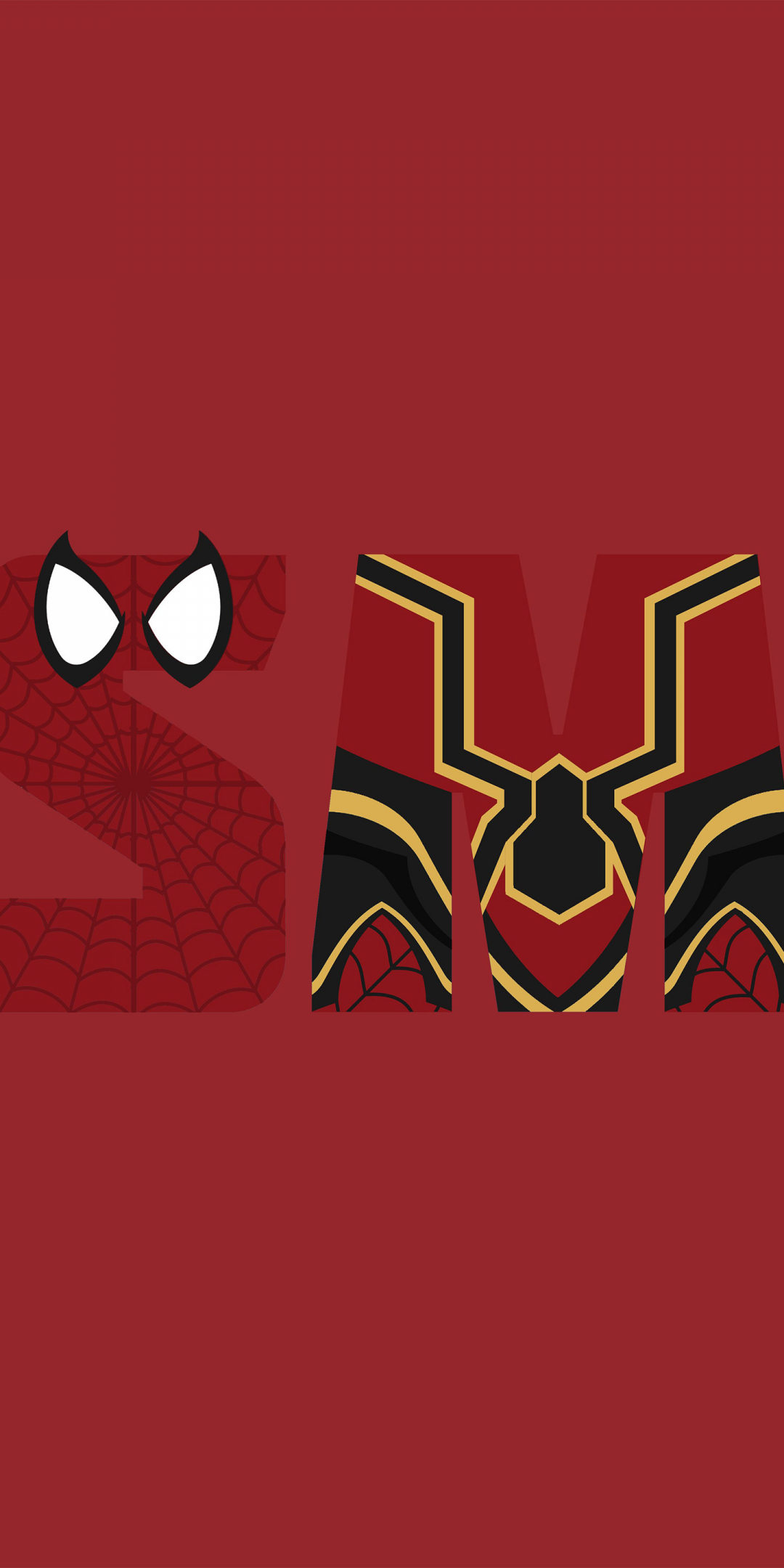 Spider-man, minimal, Avengers: infinity war, 1080x2160 wallpaper