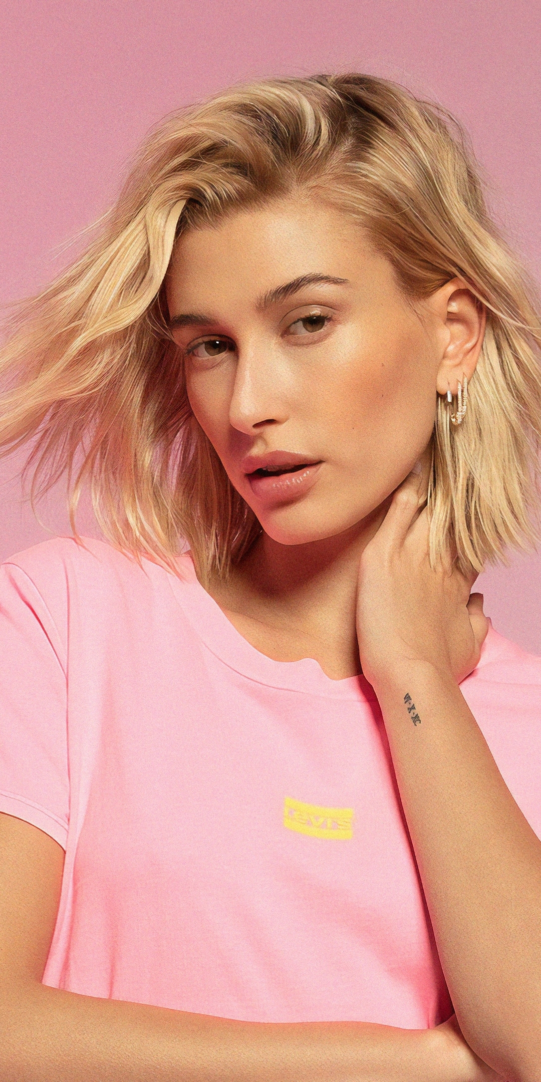 Hailey Baldwin, supermodel, blonde, 2019, 1080x2160 wallpaper