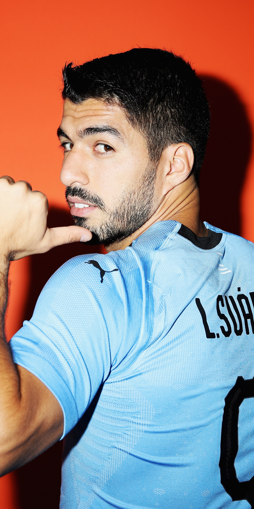 Luis Suárez, soccer, player, photoshoot, 1080x2160 wallpaper