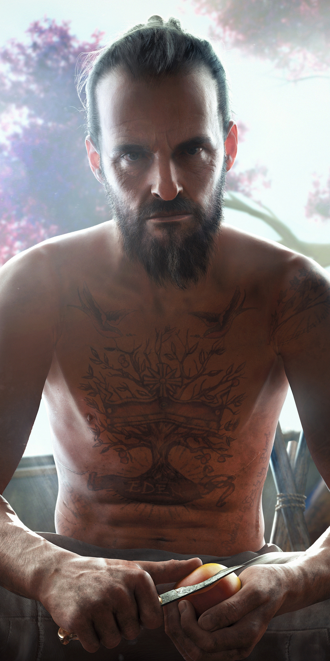 Shirtless man, video game, 2019, Far Cry New Dawn, 1080x2160 wallpaper