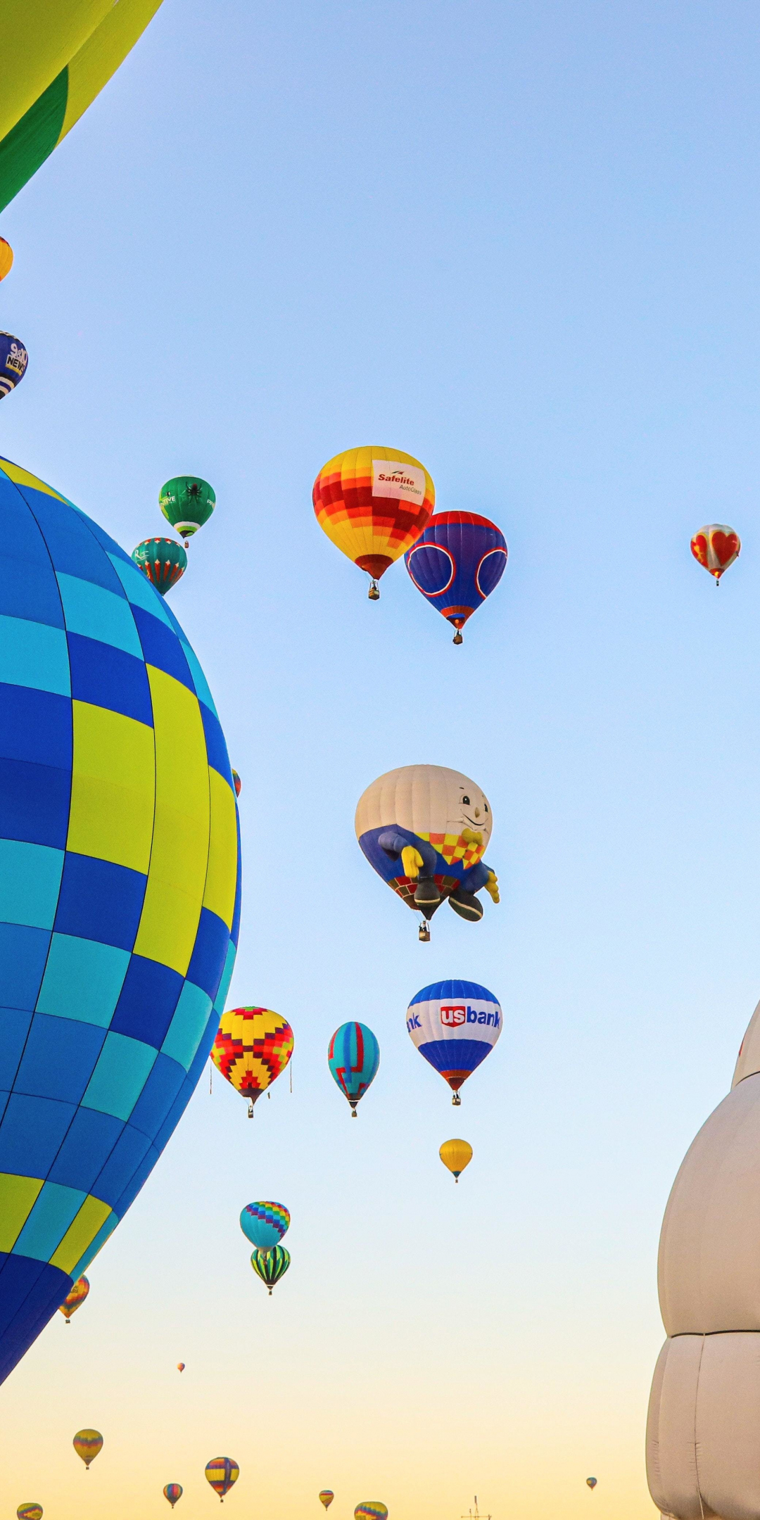 Adventure, festival, sky, hot air balloons, flight, 1080x2160 wallpaper