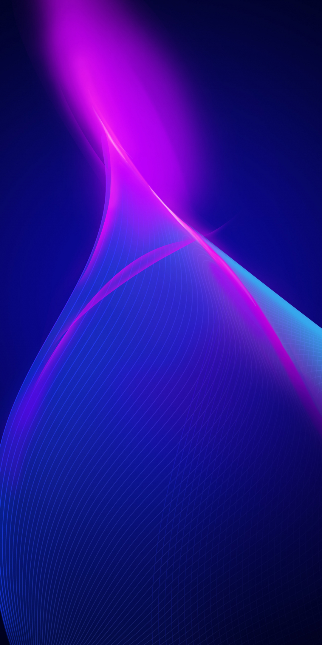 Curves, pink blue, glowing lines, stock, 1080x2160 wallpaper