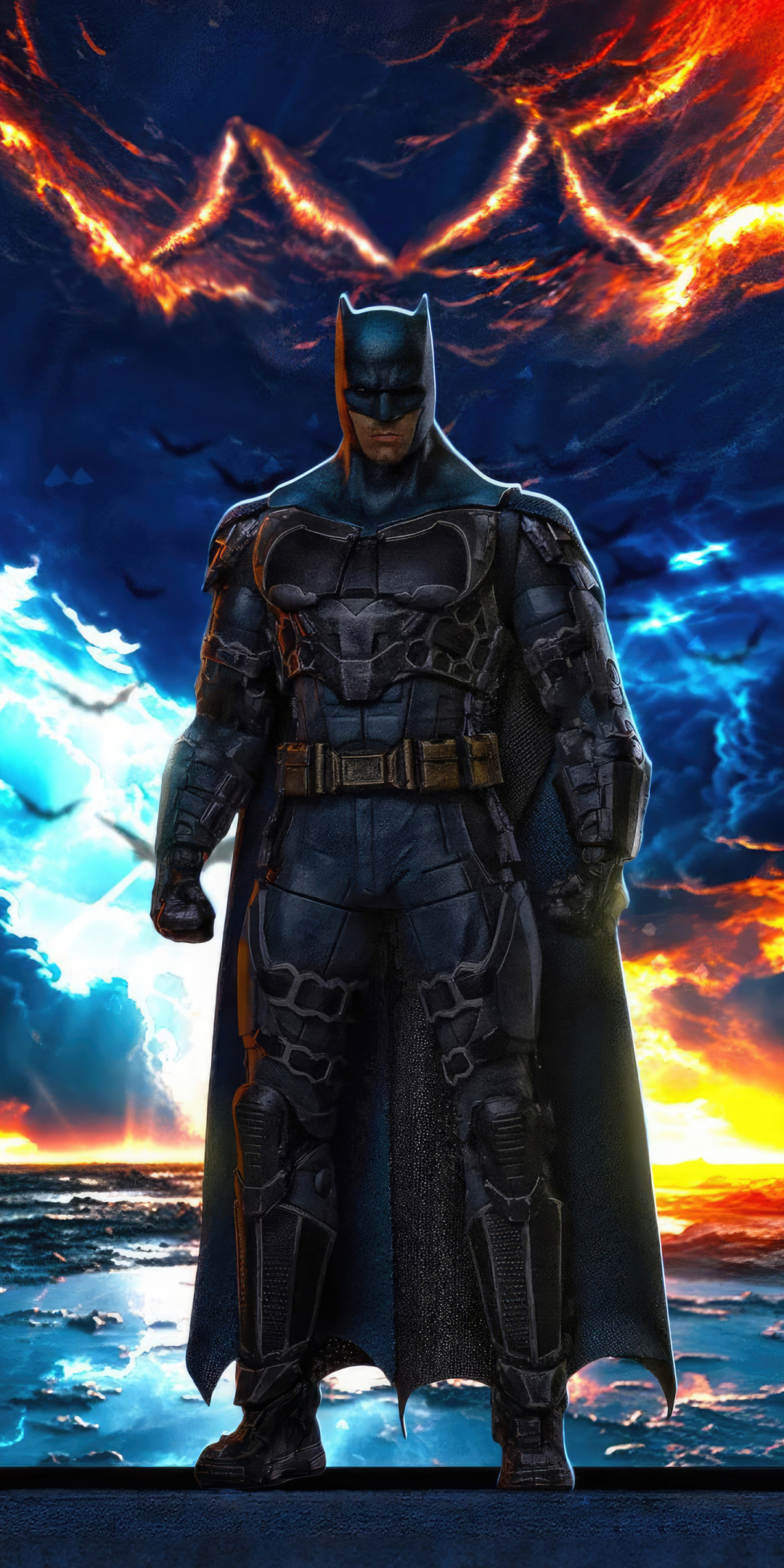 I'm batman, a bold superhero, fan art, 1080x2160 wallpaper