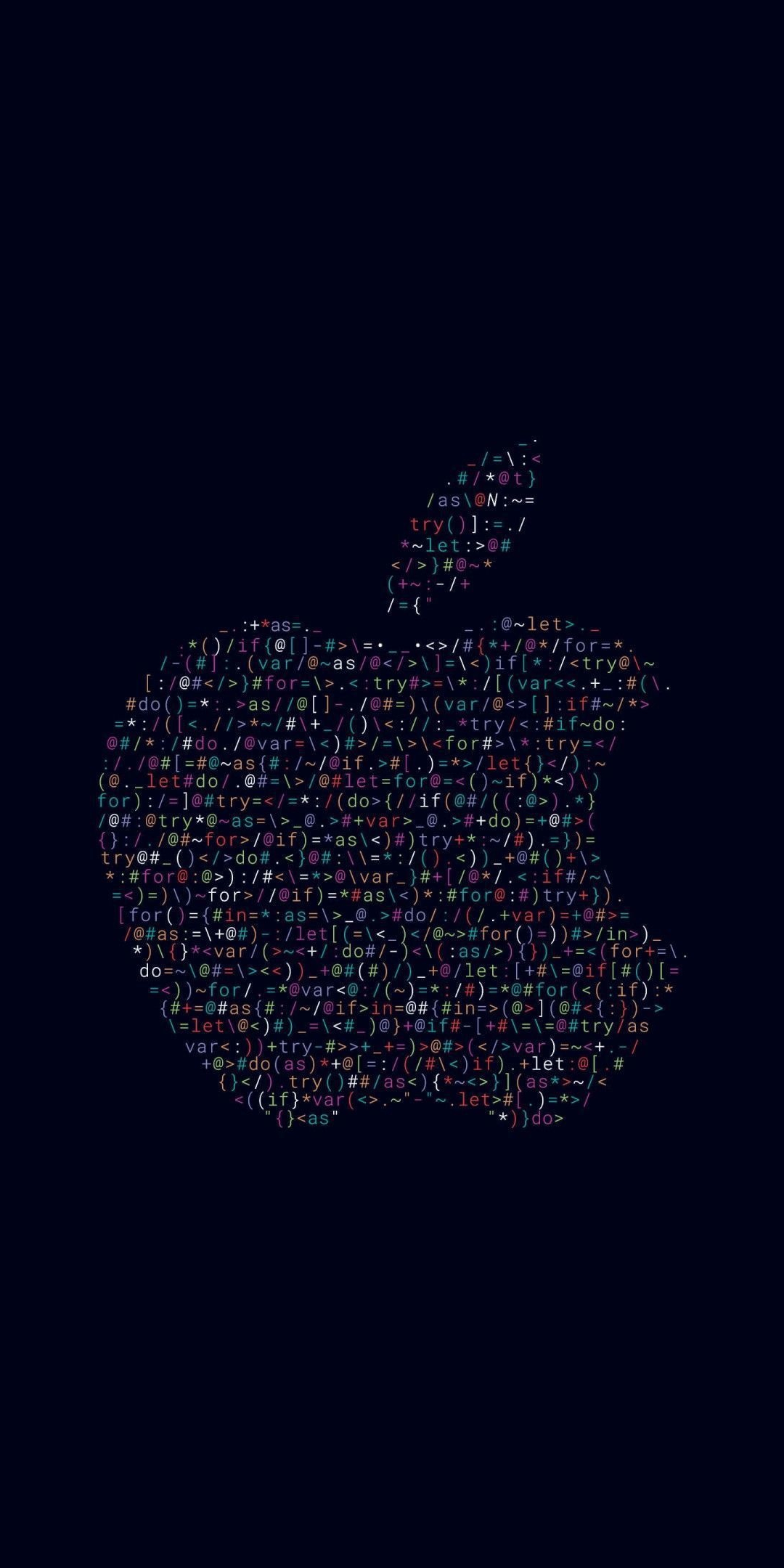 Apple, logo, minimal, 1080x2160 wallpaper