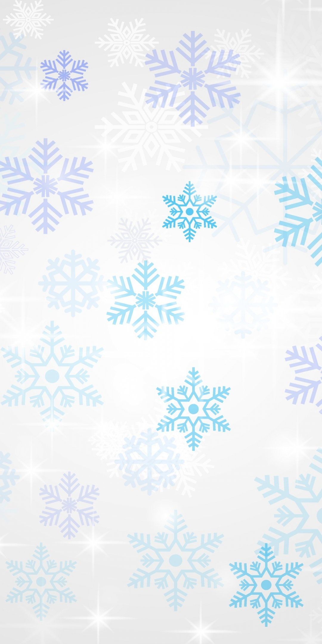Abstract, design, pattern, snowflakes, 1080x2160 wallpaper