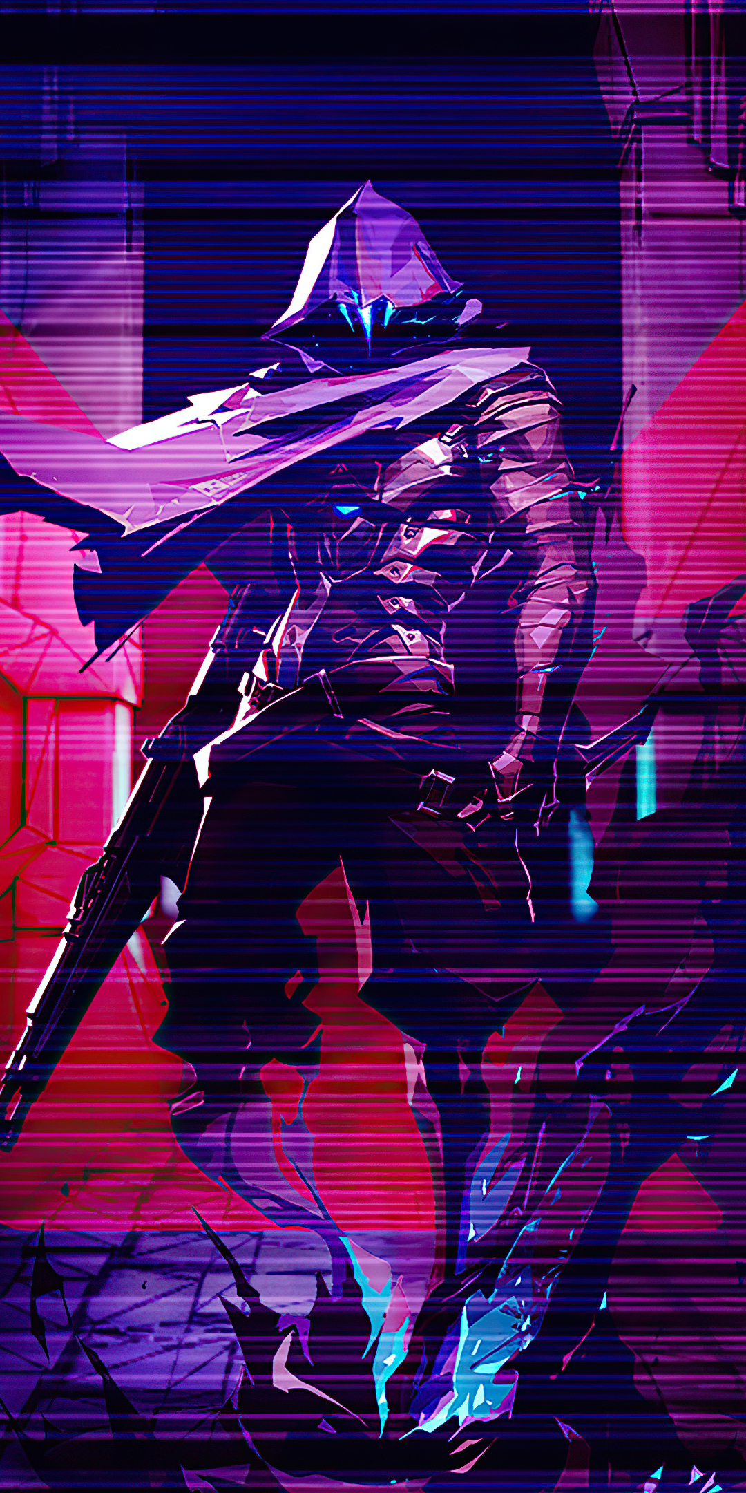 Omen, Valorant, 2020, game artwork, 1080x2160 wallpaper
