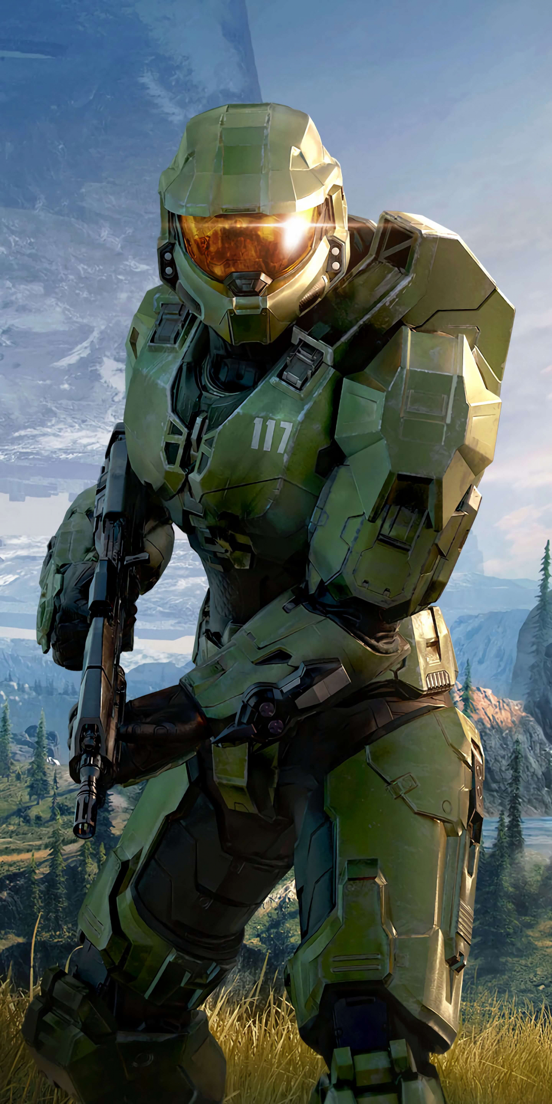 Halo Infinite, armor suit, soldier, 2020 game, 1080x2160 wallpaper